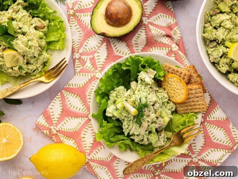 Green Goddess Chicken Salad