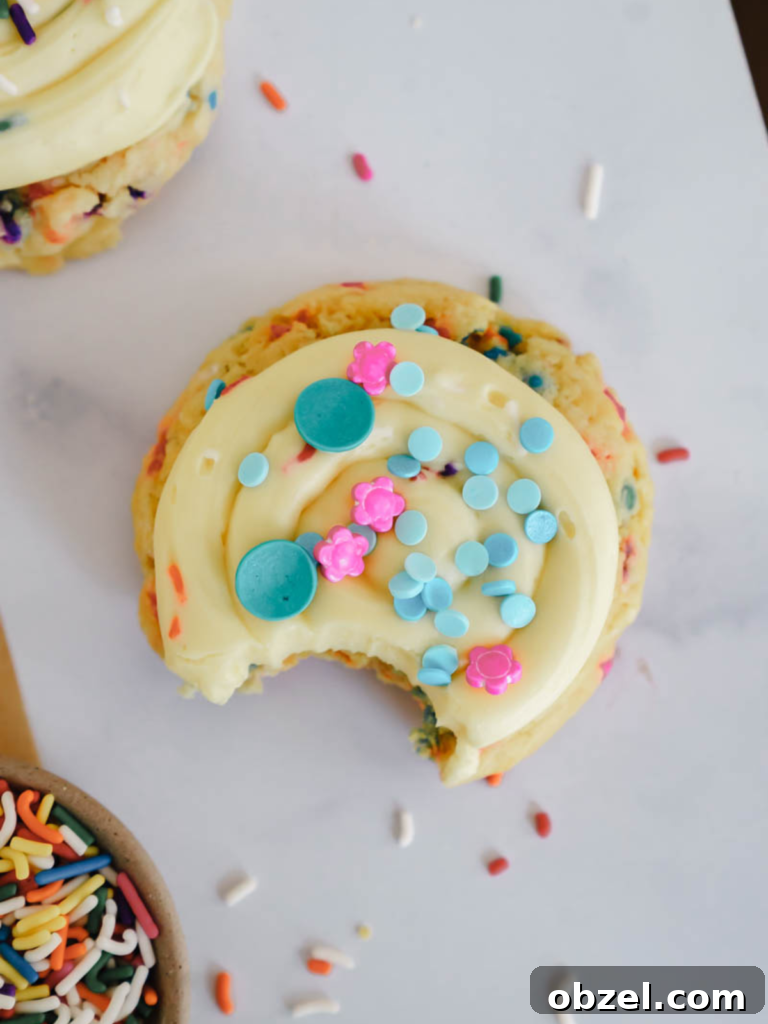Birthday Cake Cookies