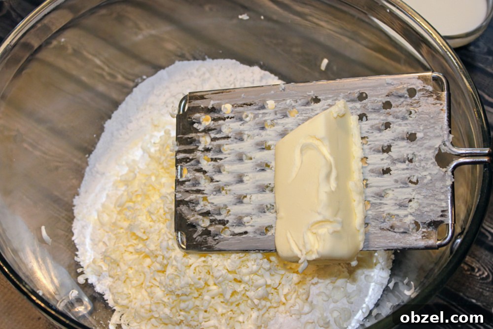 Flaky Honey Buttermilk Biscuits 5 Preparing honey buttermilk biscuit dough