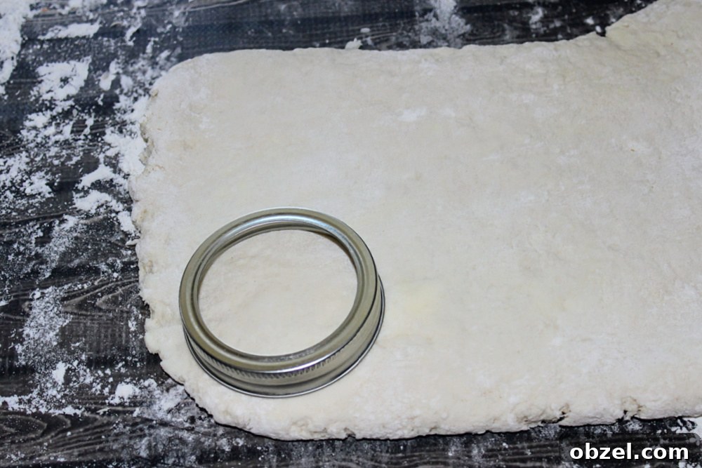 Flaky Honey Buttermilk Biscuits 10 Brushing biscuits before baking