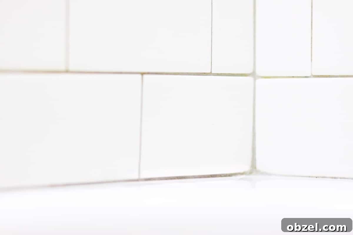 a nice clean shower wall. Subway tile