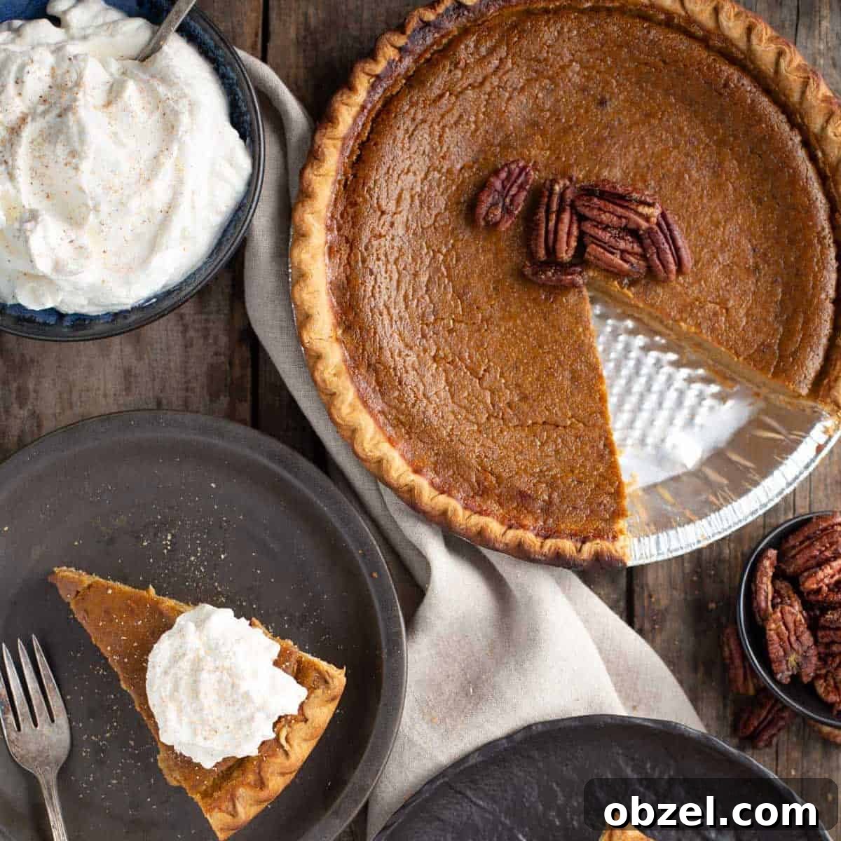 Wine Pairing Guide: How to Match Wine with Food 6 Grilled pumpkin pie and slice with whipped cream.