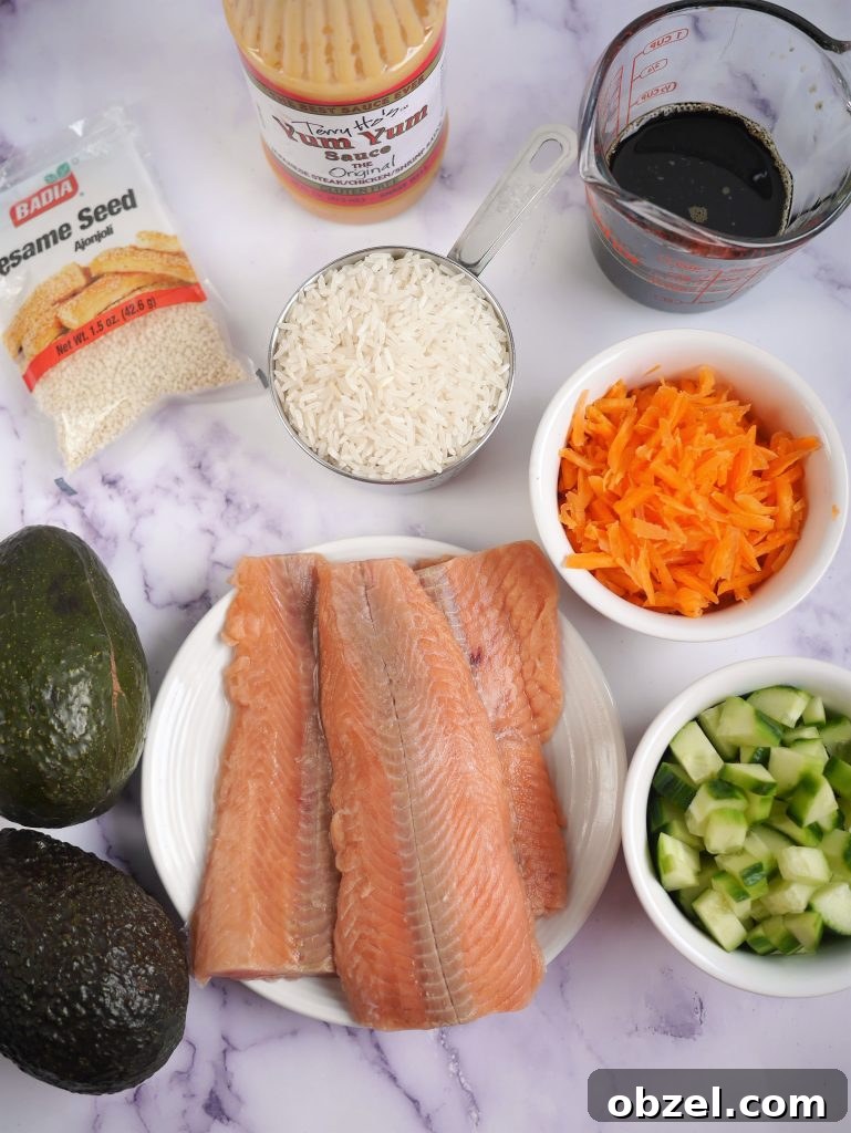 Honey Teriyaki Salmon Sushi Bowl 3 img 4877 2