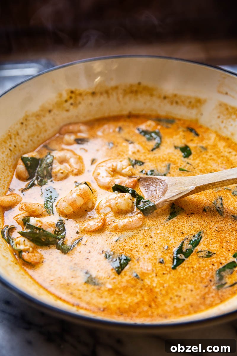 Sun-dried tomato cream sauce with shrimp