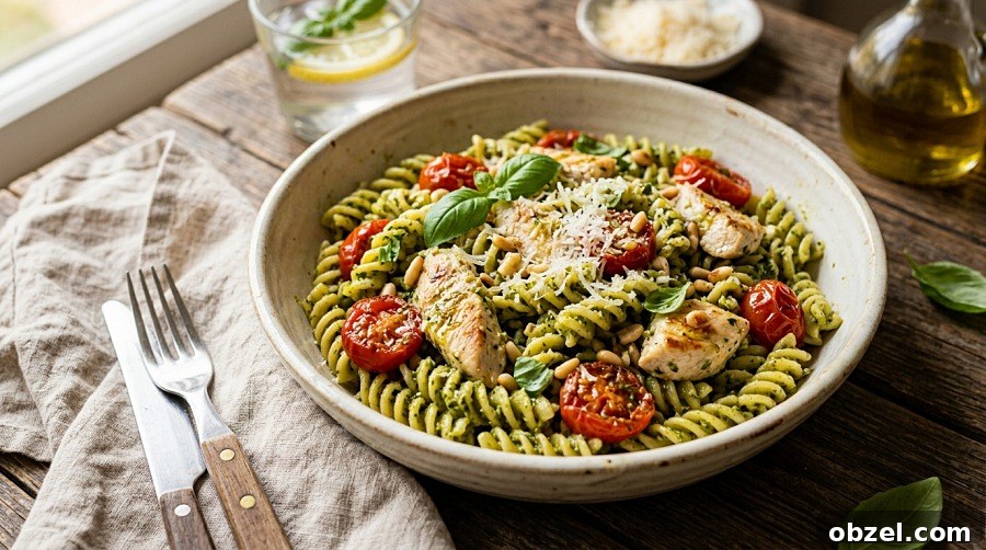 40+ Quick, Filling Lunch Ideas for Work in 2026 19 Pesto Chicken Pasta