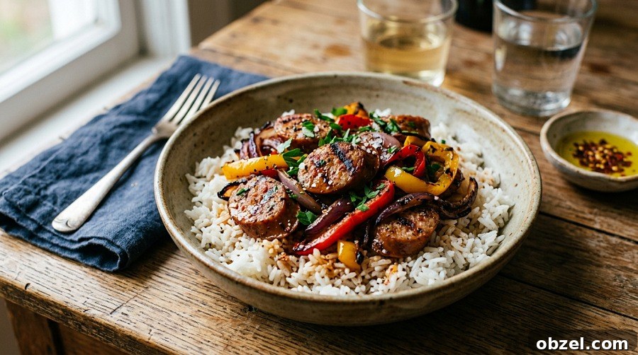 40+ Quick, Filling Lunch Ideas for Work in 2026 20 Sausage, Peppers & Rice