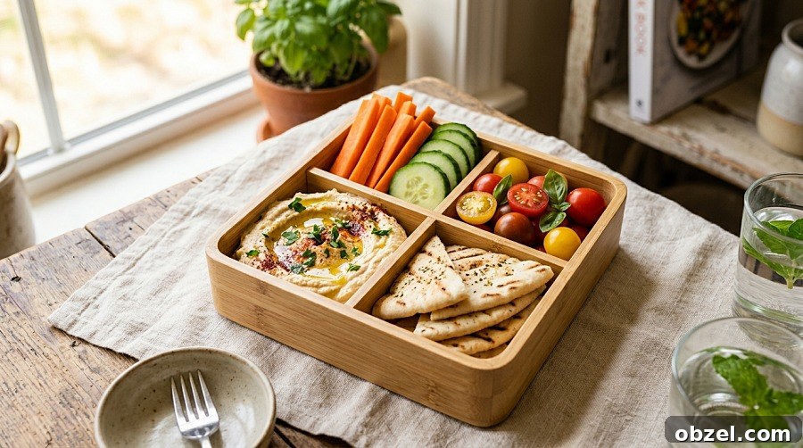 40+ Quick, Filling Lunch Ideas for Work in 2026 30 Hummus & Veggie Bento