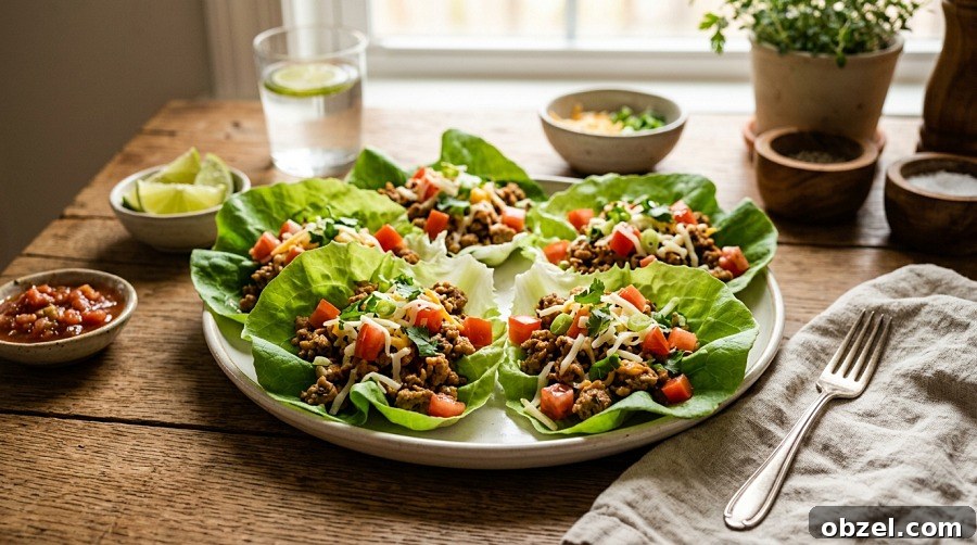 40+ Quick, Filling Lunch Ideas for Work in 2026 37 Turkey Taco Lettuce Cups