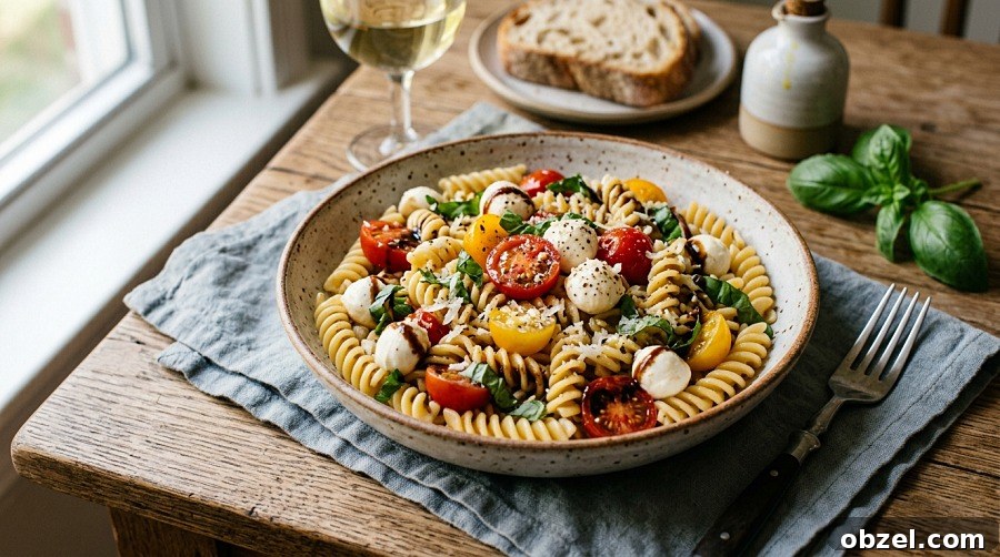 40+ Quick, Filling Lunch Ideas for Work in 2026 8 Caprese Pasta Salad