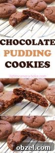Fudgy Chocolate Pudding Cookies Recipe 7 Chocolate Pudding Cookies. Thick and chewy chocolate pudding cookies using chocolate pudding mix right into the cookie dough mixture complete with chocolate chips! #puddingcookies #chocolatecookies #chocolatepudding #chocolatepuddingcookies #chewychocolatecookies