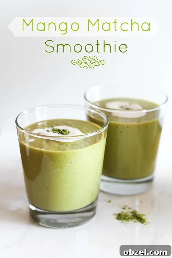 Mango Matcha Smoothie