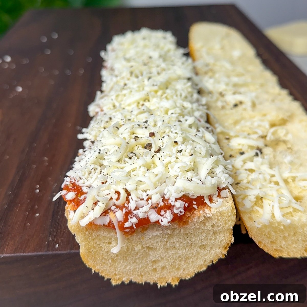 Pepperoni Pizza Sandwich Recipe with Mozzarella 5 Add shredded mozzarella cheese and pepperoni before baking
