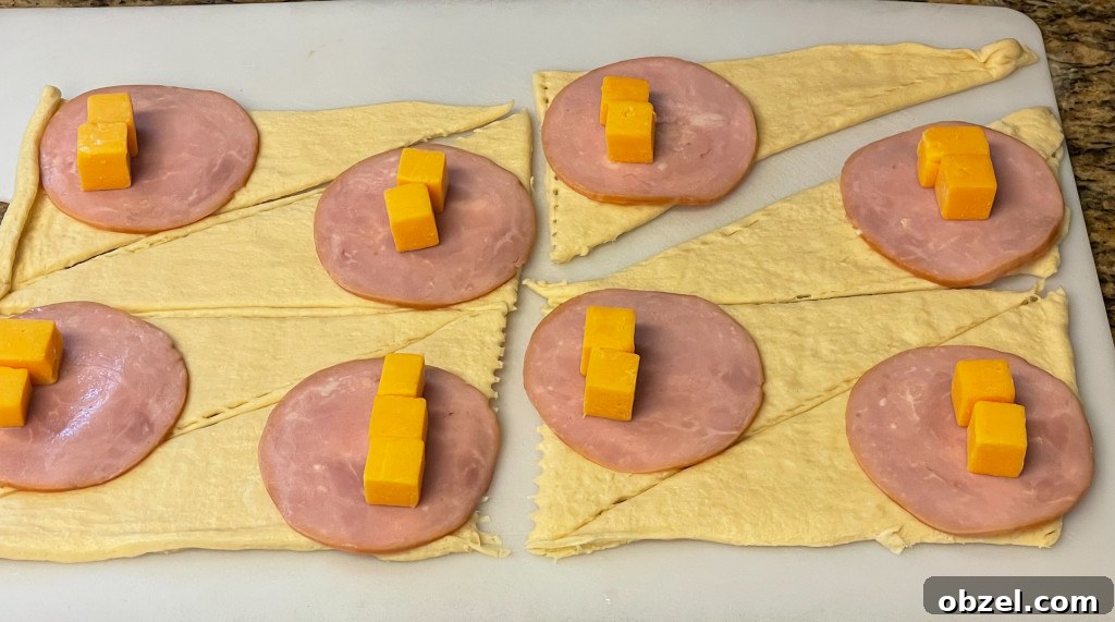Crispy Air Fryer Ham and Cheese Crescent Rolls 3 air fryer ham and cheese crescent rolls