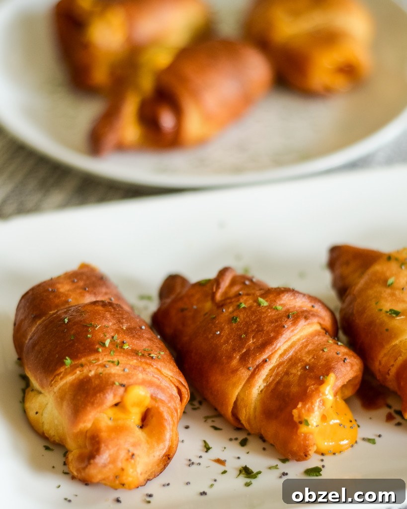Crispy Air Fryer Ham and Cheese Crescent Rolls 5 air fryer ham and cheese crescent rolls