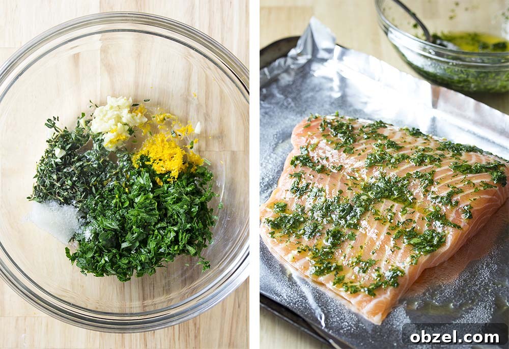 Step by step slow roasted salmon recipe. Step by step on how to make the recipe.
