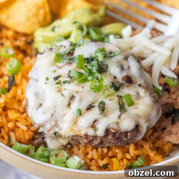 Fresh Pineapple Strawberry Salsa Recipe 12 Green chile burger bowl with rice, cheese, green onions, chips, and guacamole