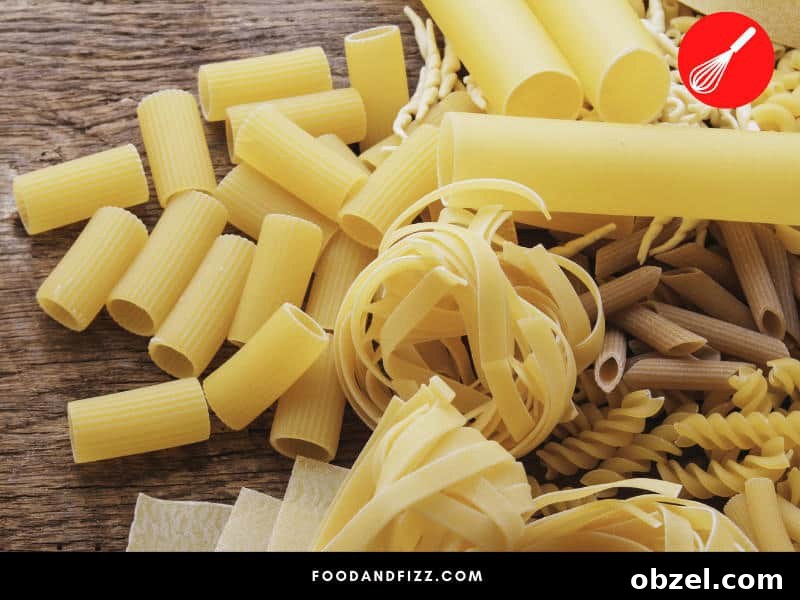 Dried pasta is more readily available, convenient to store, and gives you the option to store as many shapes as you want.
