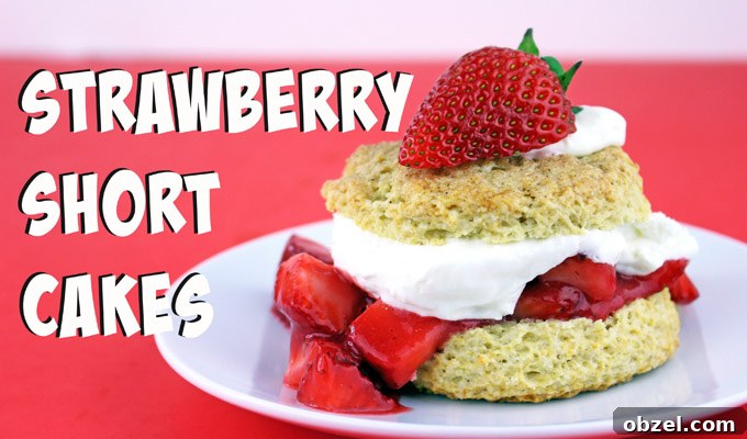 Homemade Strawberry Shortcake Recipe with Fresh Strawberries 5 Strawberry Shortcakes