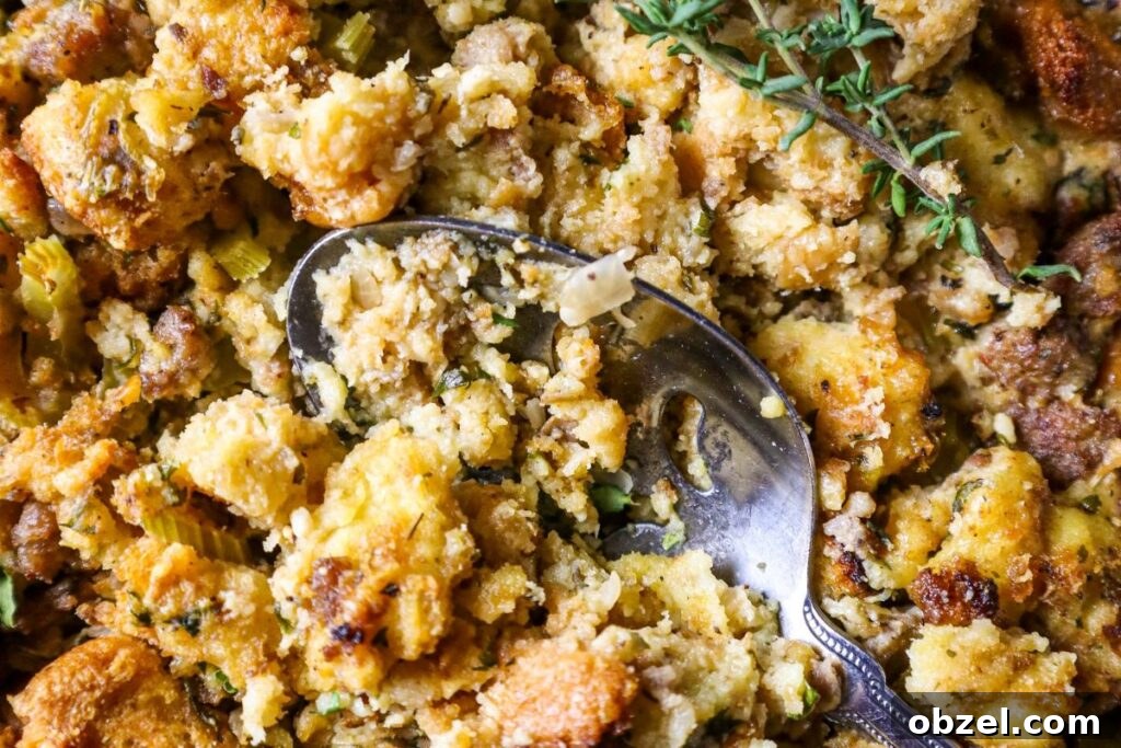 Sausage Stuffing- Must Love Garlic