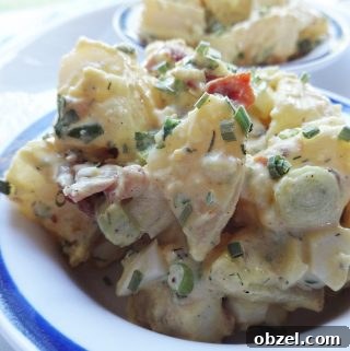 Simple Potato Salad with Bacon