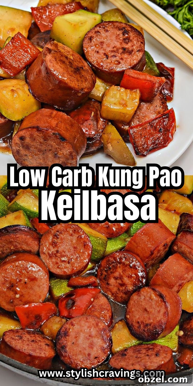 Keto Kung Pao Kielbasa Stir Fry Recipe 9 Keto Kung Pao Kielbasa