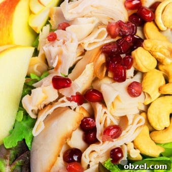 One Bowl Harvest Fall Salad Recipe 4 Harvest Fall Salad With Orange Vinaigrette- Closeup Shot