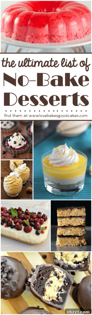 No-Bake Desserts: 50+ Recipes for Every Occasion 2 No-bake dessert collage