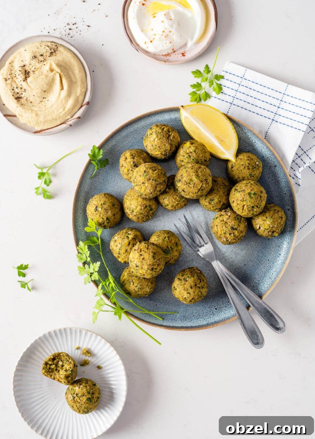 Crispy Oven Baked Pistachio Falafel Recipe 2 Oven-Baked Pistachio Falafels