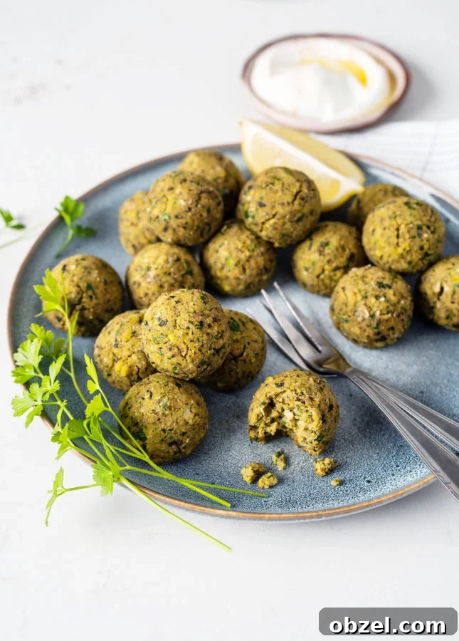 Crispy Oven Baked Pistachio Falafel Recipe 5 Oven-Baked Pistachio Falafels