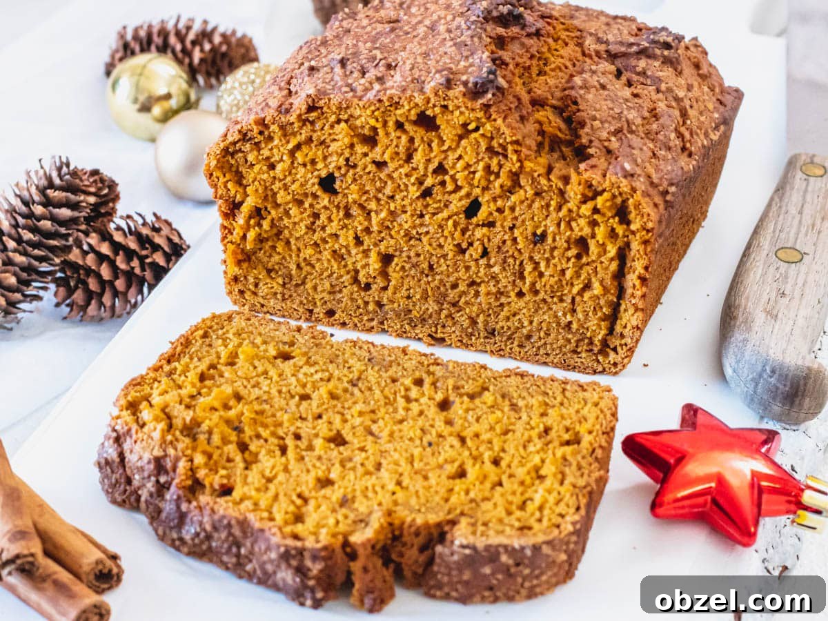 Vegan Pumpkin Muffins with Warm Fall Spices 11 vegan pumpkin bread sliced