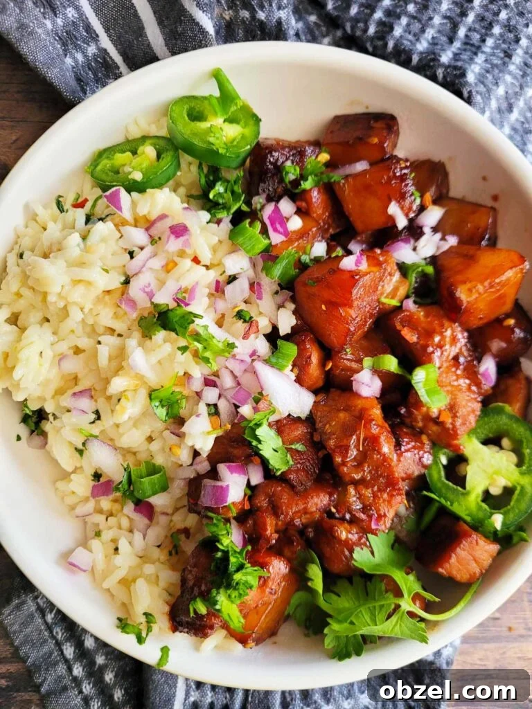 Pineapple Pork Rice Bowl Recipe 2 Pineapple Pork Rice Bowl - A Wicked Whisk