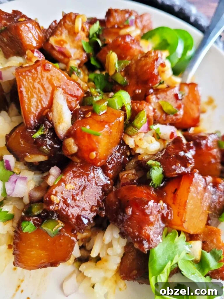 Pineapple Pork Rice Bowl Recipe 3 bowl of pineapple and pork rice