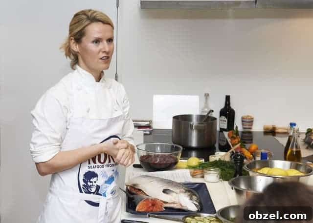 Norwegian Christmas Baked Salmon with Signe Johansen 2 Norwegian Seafood Council Review @ Recipes From A Pantry
