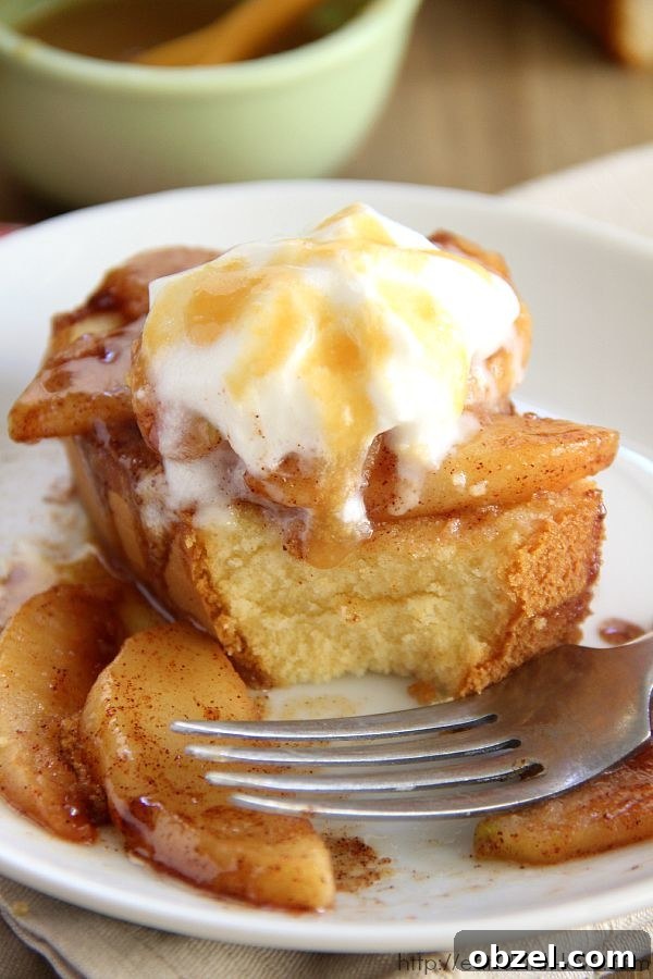 Caramel Apple Pound Cake