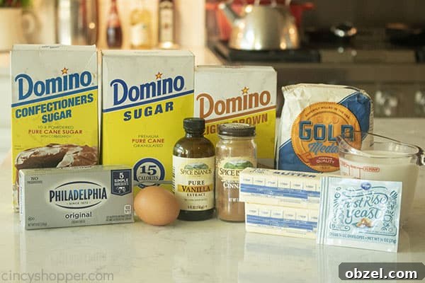 Homemade Cinnamon Rolls Recipe with Cream Cheese Frosting 7 Ingredients to make from scratch cinnamon rolls