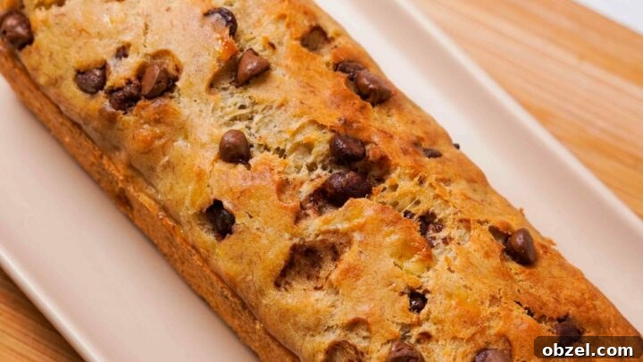 Gluten-Free Banana Bread on a white plate.